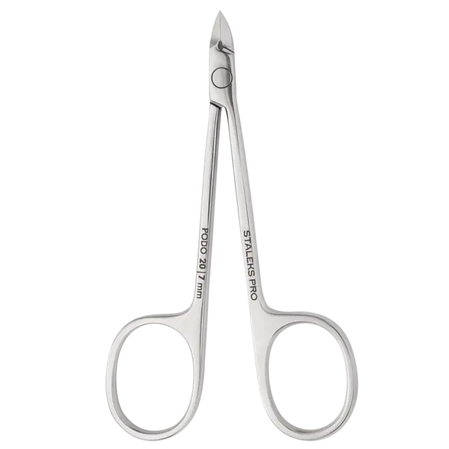 STALEKS PRO PODO 20 cuticle nipper, pedicure nail tools, cuticle cutter NP-20-7 - Image 2